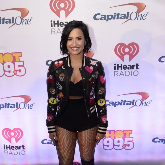 Demi Lovato au show Jingle Ball 2015 à Washington, le 14 décembre 2015
