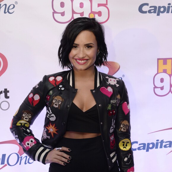 Demi Lovato au show Jingle Ball 2015 à Washington, le 14 décembre 2015