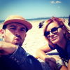 Fauve Hautot et Jules : selfie en amoureux à la plage de La Baule