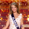 Miss Alsace - Les 12 finalistes défilent, lors de l'élection Miss France 2016 le samedi 19 décembre 2015 sur TF1