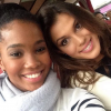 Morgane Edvige et Iris Mittenaere complices, décembre 2015.
