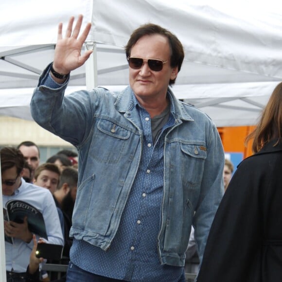 Quentin Tarantino - Quentin Tarantino reçoit son étoile sur le Walk of Fame à Hollywood le 21 décembre 2015.