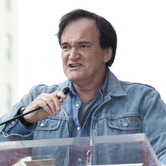 Quentin Tarantino - Quentin Tarantino reçoit son étoile sur le Walk of Fame à Hollywood le 21 décembre 2015.