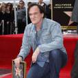 Quentin Tarantino reçoit son étoile sur le Walk of Fame à Hollywood le 21 décembre 2015.
