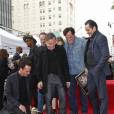Samuel L. Jackson, Walton Goggins, Tim Roth, Jennifer Jason Leigh, Quentin Tarantino, Demian Bichir, Quentin Tarantino - Quentin Tarantino reçoit son étoile sur le Walk of Fame à Hollywood le 21 décembre 2015.
