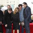 Tim Roth, Jennifer Jason Leigh, Quentin Tarantino, Demian Bichir - Quentin Tarantino reçoit son étoile sur le Walk of Fame à Hollywood le 21 décembre 2015.