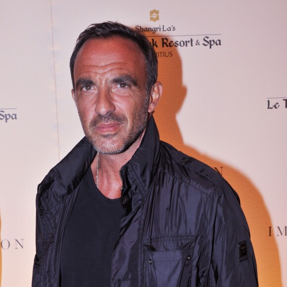 Nikos Aliagas à l'hôtel Shangri-La's Le Touessrok Resort & Spa à l'île Maurice, le 22 septembre 2015.