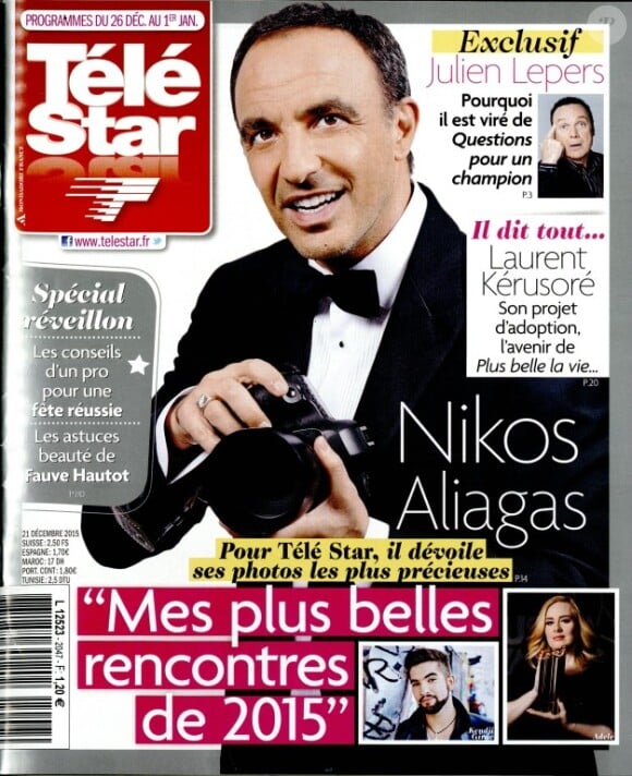Télé-Star (édition du lundi 21 décembre 2015.)