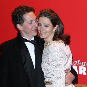 Guillaume Gallienne et sa femme Amandine - 39e cérémonie des César à Paris, le 28 février 2014.