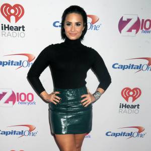 Demi Lovato - People à la soirée "Z100's iHeartRadio Jingle Ball 2015" à New York, le 12 décembre 2015.