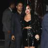 Demi Lovato et son compagnon Wilmer Valderrama arrivent au Craig's restaurant à West Hollywood, le 22 novembre 2015. © CPA / Bestimage