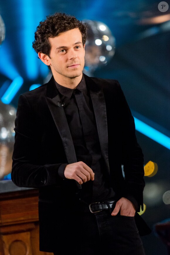 Exclusif - Michaël Gregorio, sur le bateau Jean Bruel à Paris pour le tournage de l'émission Toute la musique qu'on aime diffusée le 31 décembre 2015 au soir dès 00h30 sur TF1. © Cyril Moreau