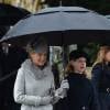 Sophie, comtesse de Wessex et sa fille Lady Louise à l'église St Mary Magdalene le 25 décembre 2015 à Sandringham, à l'occasion de la messe de Noël.