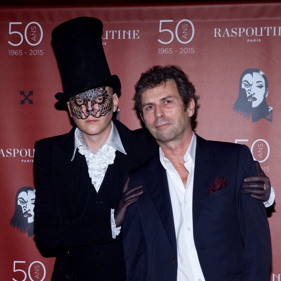 Exclusif - Ali Mahdavi et Frédéric Taddeï - Inauguration du nouveau restaurant Ginger suivie des 50 ans du Raspoutine à Paris, le 6 novembre 2015. © Julio Piatti/Bestimage