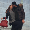 Nabilla et Thomas, amoureux, ont passé le Nouvel An en amoureux à Barcelone. Décembre 2015.