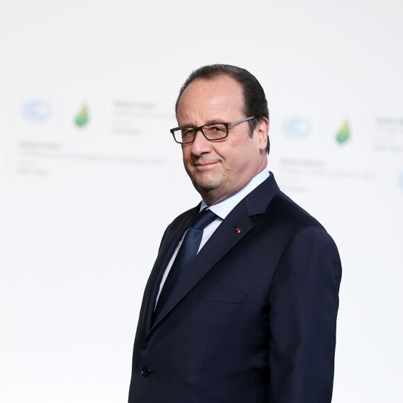 François Hollande - Arrivées des 150 chefs d'Etat pour le lancement de la 21ème conférence sur le climat (COP21) au Bourget le 30 novembre 2015. © Dominique Jacovides / Bestimage