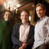 Noma Dumezweni (Hermione), Jamie Parker (Harry) et Paul Thornley (Ron), le trio d'acteurs au théâtre.