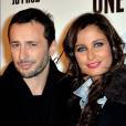 Malika Ménard et son compagnon Michaël Cohen - Avant première du film "Un + Une" de Claude Lelouch à l'UGC Normandie à Paris le 23 novembre 2015.