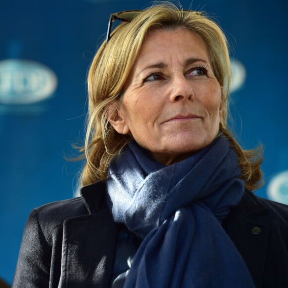 Claire Chazal - La 155e vente des vins des Hospices de Beaune, le 15 novembre 2015. Le record a été battu pour la pièce de charité, vendue à 480 000 euros selon la maison d'enchères Christie's, au profit notamment des victimes des attentats de Paris. Le total des ventes a progressé d'un million d'euros en 45 minutes pour s'établir à 10,145 millions d'euros. © Giancarlo Gorassini/Bestimage