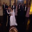 Image du mariage du prince Carl Philip et de la princesse Sofia de Suède, le 13 juin 2015, dans le documentaire Aret med Kungafamiljen, documentaire d'une heure de Sara Bull pour la chaîne SVT sur l'année 2015 de la famille royale de Suède.