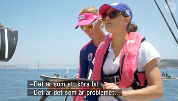 Image de la princesse Victoria de Suède dans le documentaire Aret med Kungafamiljen, documentaire d'une heure de Sara Bull pour la chaîne SVT sur l'année 2015 de la famille royale de Suède.