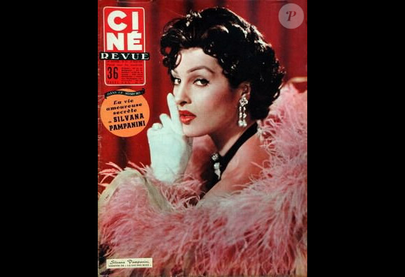 Silvana Pampanini en couverture de Ciné Revue