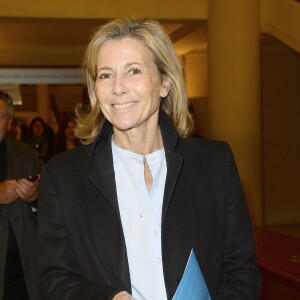 Claire Chazal à Paris, le 9 décembre 2015.