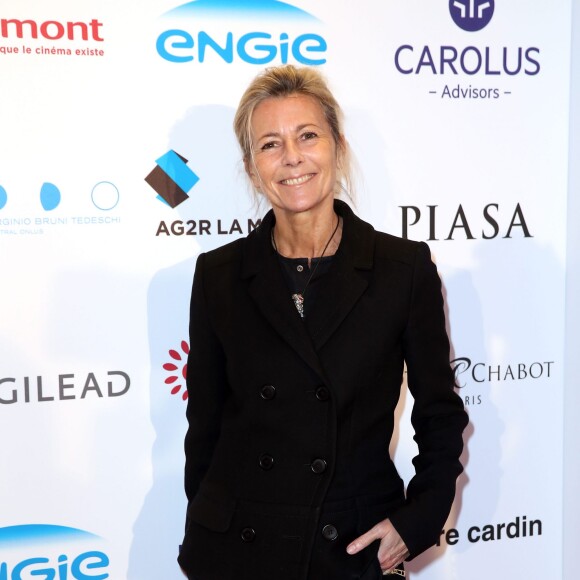 Claire Chazal à l'Espace Vendôme à Paris le 7 décembre 2015. © Dominique Jacovides