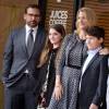 Steve Carell honoré en famille sur le Hollywood Walk of Fame le 6 janvier 2016.