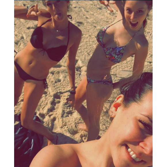 Pauline Ducruet en vacances en Australie avec ses amies. Photo postée sur son compte Instagram le 31 décembre 2015.