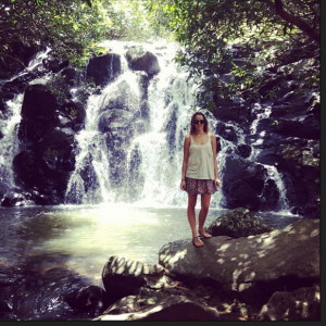 Pauline Ducruet en vacances à l'Île Maurice en 2013. Photo Instagram.