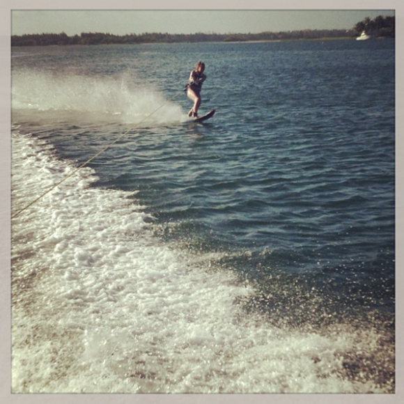 Pauline Ducruet en vacances à l'Île Maurice en 2013. Photo Instagram.