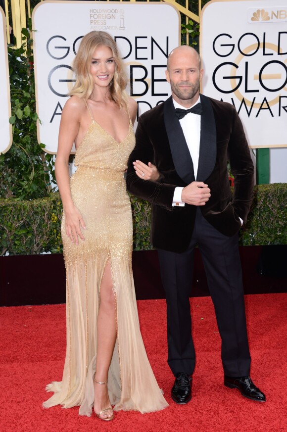 Rosie Huntington-Whiteley and Jason Statham attend the 73rd Annual Golden Globe Awards held at the Beverly Hilton Hotel in Los Angeles, CA, USA, January 10, 2016. Photo by Lionel Hahn/ABACAPRESS.COM11/01/2016 - Los Angeles