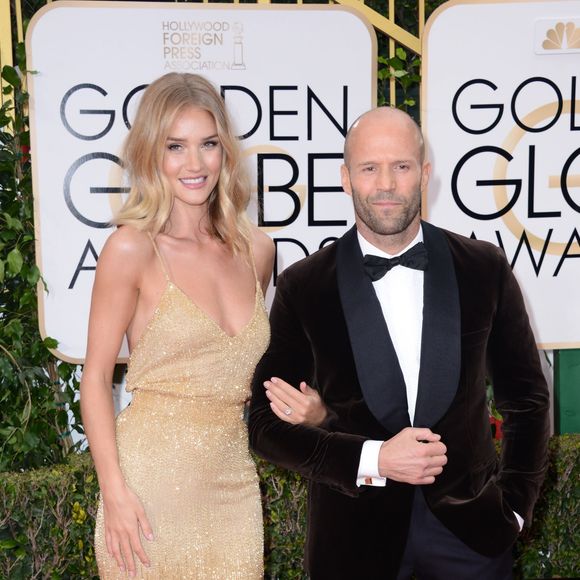 Rosie Huntington-Whiteley and Jason Statham attend the 73rd Annual Golden Globe Awards held at the Beverly Hilton Hotel in Los Angeles, CA, USA, January 10, 2016. Photo by Lionel Hahn/ABACAPRESS.COM11/01/2016 - Los Angeles
