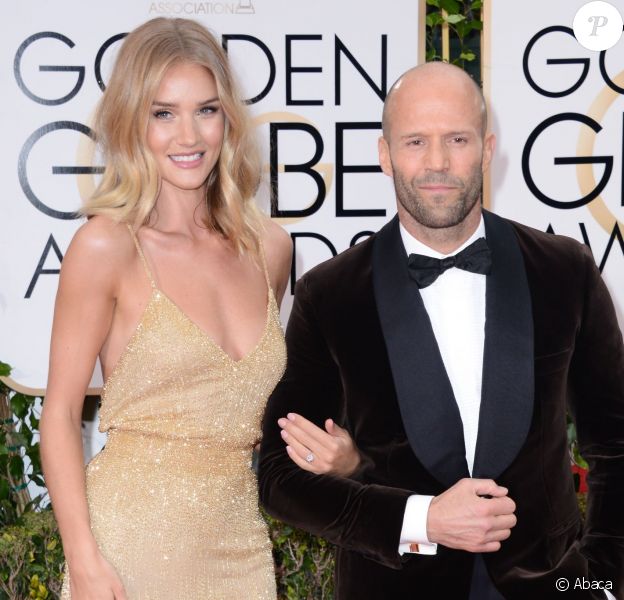 Rosie Huntington-Whiteley and Jason Statham attend the 73rd Annual Golden Globe Awards held at the Beverly Hilton Hotel in Los Angeles, CA, USA, January 10, 2016. Photo by Lionel Hahn/ABACAPRESS.COM11/01/2016 - Los Angeles