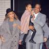 Beyoncé et Jay-Z, avec leur fille Blue Ivy Carter à New York, le 7 décembre 2014