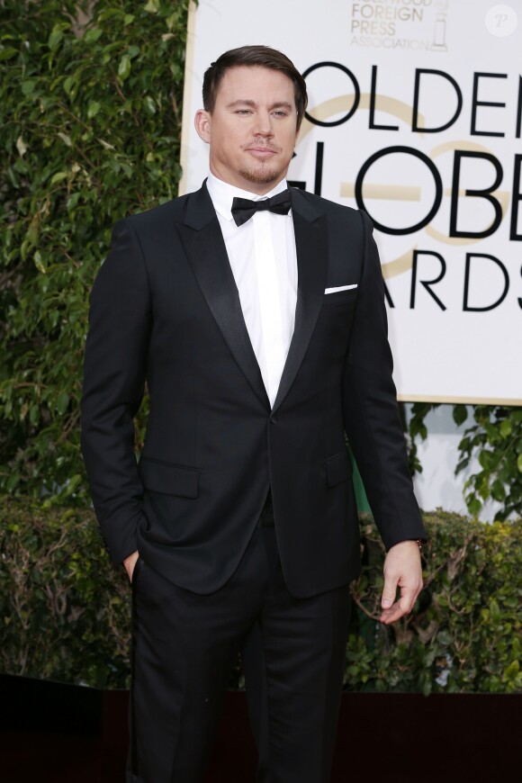 Channing Tatum (habillé en Dior Homme) - La 73ème cérémonie annuelle des Golden Globe Awards à Beverly Hills, le 10 janvier 2016. © Olivier Borde/Bestimage