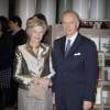 L'archiduchesse Marie-Christine et l'archiduc Carl Christian d'Autriche lors du concert organisé le 9 janvier 2016 à la Philharmonie pour le 95e anniversaire du grand-duc Jean de Luxembourg.