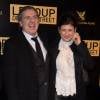Daniel Auteuil et sa femme Aude Ambroggi - Avant-première mondiale du film "Le loup de Wall Street" au cinéma Gaumont Opera Capucines à Paris, le 9 décembre 2013.
