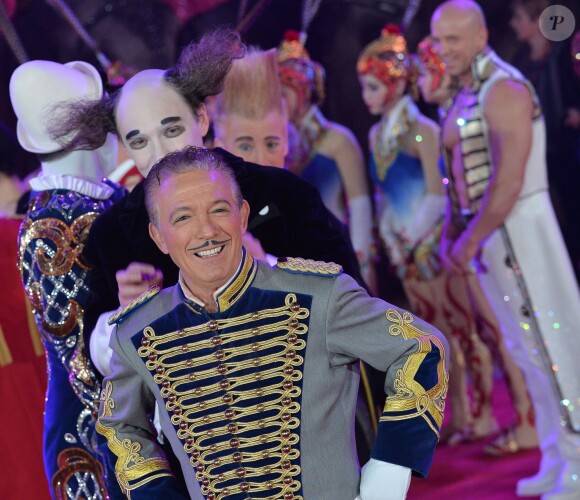 Image de la conférence de presse de lancement du 40e Festival international du cirque de Monte-Carlo, sous la présidence de la princesse Stéphanie de Monaco, le 12 janvier 2016 sous le chapiteau de Fontvieille. © BestImage/Michael Alesi