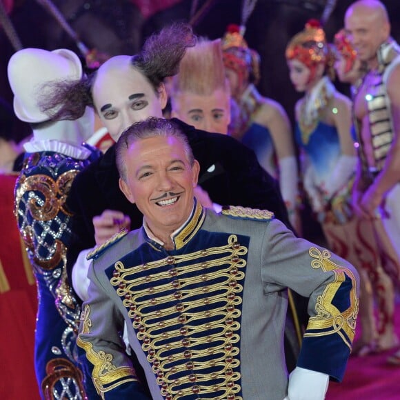 Image de la conférence de presse de lancement du 40e Festival international du cirque de Monte-Carlo, sous la présidence de la princesse Stéphanie de Monaco, le 12 janvier 2016 sous le chapiteau de Fontvieille. © BestImage/Michael Alesi