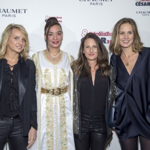 Noémie Saglio, Loubna Abidar, Camille Cottin, Eloïse Lang - Soirée des Révélations César 2016 dans les salons de la maison Chaumet place Vendôme à Paris, le 11 janvier 2016.