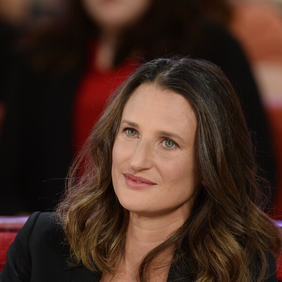 Camille Cottin - Enregistrement de l'émission "Vivement Dimanche" à Paris le 14 octobre 2015