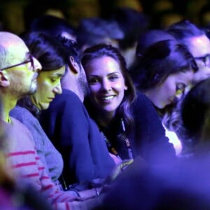 Jamel Debbouze et sa femme Mélissa Theuriau assistent à la soirée d'ouverture du 19ème Festival International du film de Comédie de l'Alpe d'Huez le 13 janvier 2016. © Dominique Jacovides/Bestimage