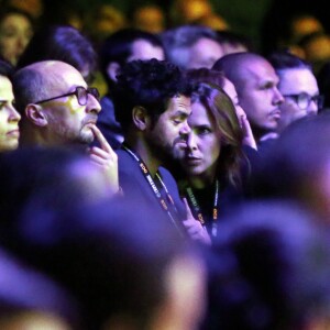 Jamel Debbouze et sa femme Mélissa Theuriau assistent à la soirée d'ouverture du 19ème Festival International du film de Comédie de l'Alpe d'Huez le 13 janvier 2016. © Dominique Jacovides/Bestimage