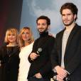 Bérengère Krief, Amélie Etasse, William Lebghil, François Civil - Soirée d'ouverture du 19e Festival International du film de Comédie de l'Alpe d'Huez le 13 Janvier 2016. © Dominique Jacovides/Bestimage