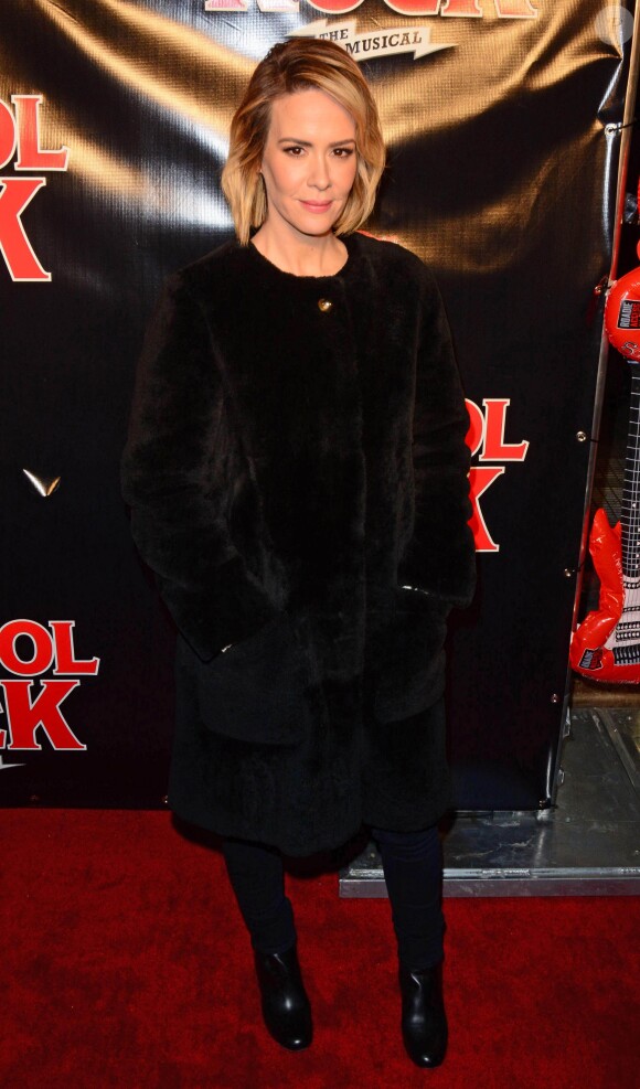 Sarah Paulson à la première de ‘The School of Rock Broadway' à New York, le 6 décembre 2015