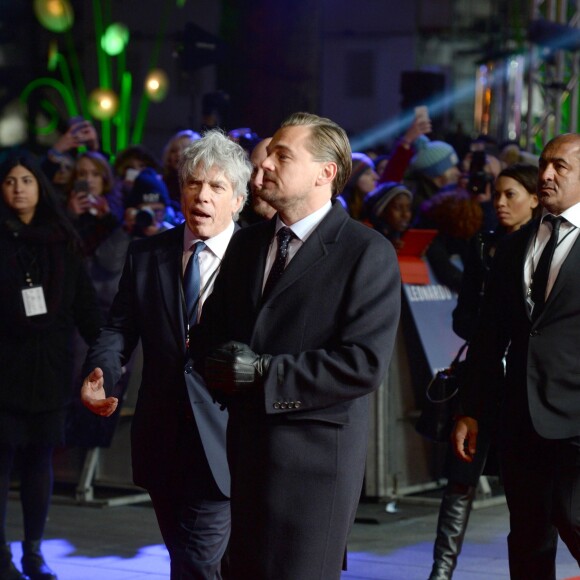 Leonardo DiCaprio à la première du film 'The Revenant' à Londres, le 14 janvier 2016