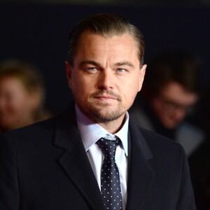 Leonardo DiCaprio à la première du film 'The Revenant' à Londres, le 14 janvier 2016