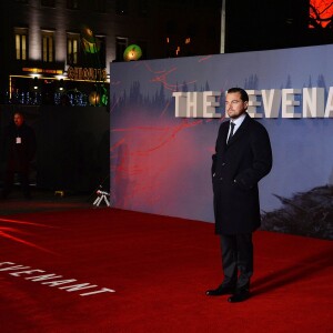 Leonardo DiCaprio à la première du film 'The Revenant' à Londres, le 14 janvier 2016